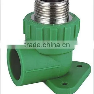 Ppr Fittings Male Elbow With Plate thumbnail-1
