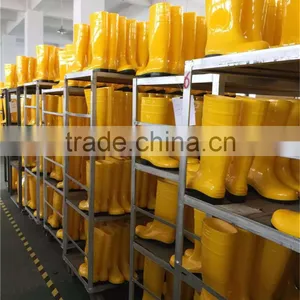 Men Rubber Rain Boots Wholesale PVC Work Boots Long Fishing Rubber Boots thumbnail-2