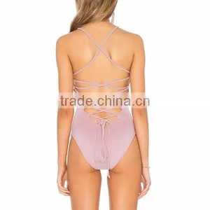 2017 Best Selling Fashionable Sexy One- Piece Swimsuit thumbnail-4