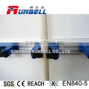 Plastic Mop and Broom Holder With Sliding Clips thumbnail-2