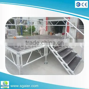 2015 HOT Selling Aluminum Assemble Truss Stage Folding Truss Stage Best Made in CHina thumbnail-1