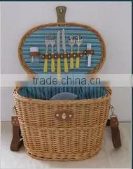 Wicker Picnic Basket thumbnail-1