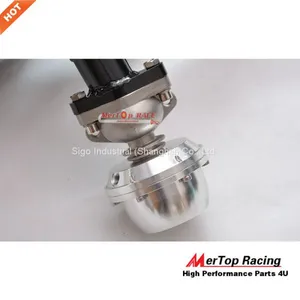 MERTOP 3mm Thick Black Coated Niss** Skyline GTR R32 R33 R34 RB26DET RB26 T4 TWIN TOP MOUNT Manifold +38mm Wastegate thumbnail-3