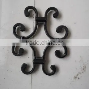 Wrought Iron Casting Flower for Gate or Windows or Stair Handrail's Decorations thumbnail-1
