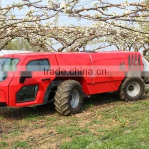 Four Wheel Self Propelled Garden Orchard High Press Boom Air Blast Sprayer Vehicle 1000L Tank With Cabin and Air Conditioner thumbnail-2