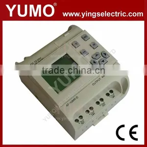 Programmable Intelligent Logic Controller AF-10MR-D LCD DC Power Supply 6 Points DC Input (analog) 4 Points Relay Output PLC thumbnail-1