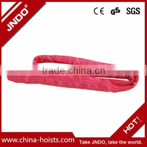 Soft Double Eyes Webbing Sling Belt/soft Round Polyester Flat Lifting Sling thumbnail-1