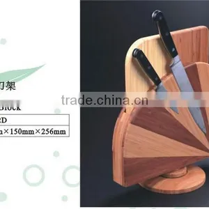 Bamboo Rotatable Knife Block thumbnail-1