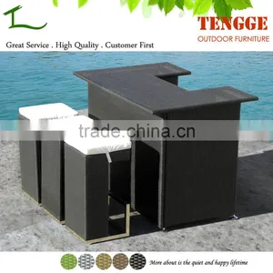 TG15-0201 Hotel Project Beach Wicker Rattan Patio Bar Set thumbnail-2