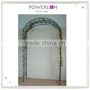 Black Metal Garden Arch thumbnail-1