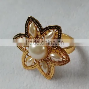 Flower Metal Napkin Ring,snowflake Metal Napkin Ring thumbnail-3