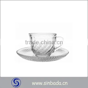 2014 Wholesale Glass Tea Cup and Saucer Sets thumbnail-1