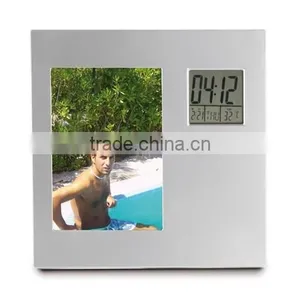 Hot Removable Photo Frame Table Clock,LCD Clock thumbnail-1