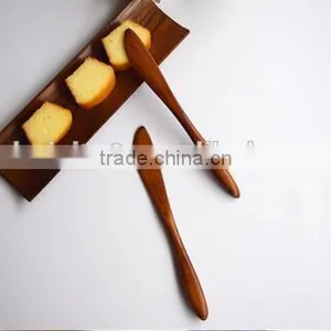 CY195 Dutch Wooden Cutlery Wooden Butter Knife Butter Knife Cheese Smear Jam Cake Knife Bakeware thumbnail-2