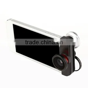 Wholesale Camera Lens 4 IN 1 Wide Angle, Universal Clip Selfie Cam Mobile Phone Lens, Wide Lens for All Smartphone thumbnail-4