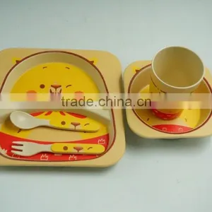Bio Bamboo Fibre Plant Fibre Kids Dinnerware Set thumbnail-3