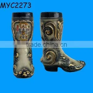 Vintage Ceramic Boot Beer Cup Mug Beer Stein thumbnail-1