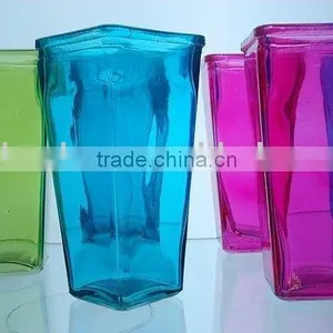 Colored Glass Vase,glass Flower Vase,glassware thumbnail-1