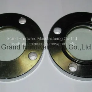 Steel Flange Fused Glass Oil Sight Glass Nickel Plated,easy to Mount on Equipment thumbnail-4