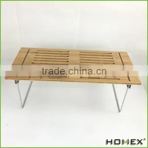 Bamboo Living Room Corner Shelf/ Stackable Shelf Homex-BSCI thumbnail-1