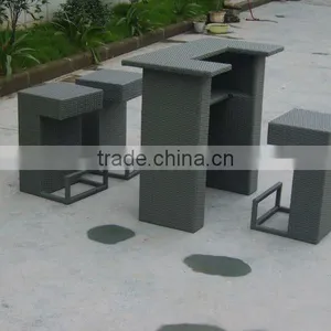 Outdoor Furniture Rattan Bar Set thumbnail-1