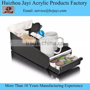 Wholesale Acrylic Salt and Pepper Set With Napkin Holder thumbnail-2