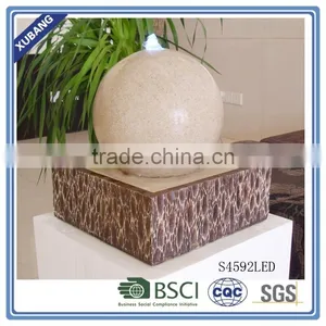 NEW 2016 Wood Water Fountain Sphere Ball Water Fountain thumbnail-1