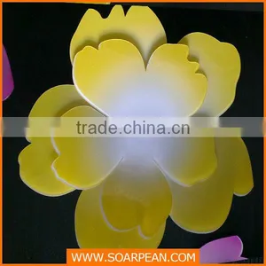 Soarpean Hotel Mall Dec Yellow Acrylic Flower thumbnail-1