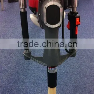 52mm Gasoline Petrol Gas Powered Electric Power Handheld Star Picket Piling Driving Hammer Fence Post Driver Machine thumbnail-3