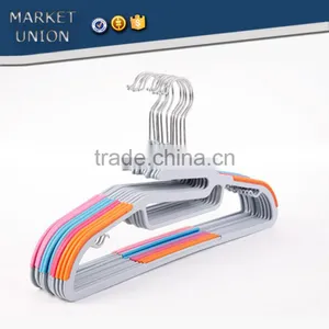 Multifunction Plastic Antiskid Wet & Dry Clothes Hanger,ABS,TPE,PP,Chrome Plated Hook thumbnail-1