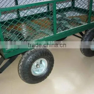 TC1840A Yellow and Green Tool 300kgs Utility Garden Trolley thumbnail-5
