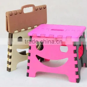 Wholesale Retail New Easy Foldable Step Stool/chair Up to 150 Kgs for Plastic Folding Stool thumbnail-1