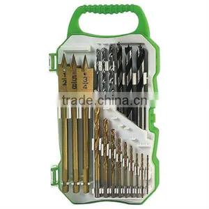 18pcs Innovative Hss Drill,wood Drill,masonry Drill Set in Plastic Case thumbnail-1