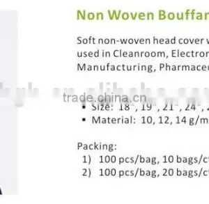 Disposable Bouffant Head Cap/ Hair Covers 24" thumbnail-2