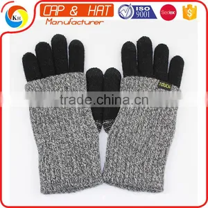 Fashion Multifunction Knitted Winter Screen Touch Gloves for Smartphones Two-piece Suit thumbnail-1