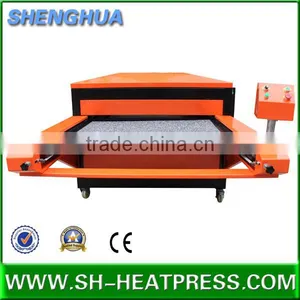 CE Certificate High Quality Air Powered Big Size Heat Press Machine 100x120cm thumbnail-1
