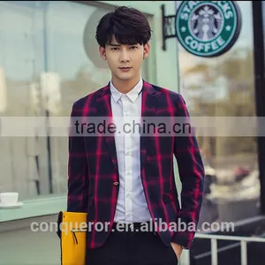 Grid Window Pane Man Suit.BSPL0640 thumbnail-2