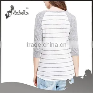 3/4 Sleeve Shirts Wholesale t Shirts for t Shirts Stripes Designs thumbnail-2