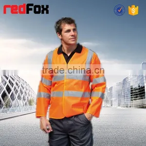 T-shirt Design Mesh Fabric 100% Polyster Safety T-shirt for Worker Birdeyes Safety T-shirt thumbnail-5