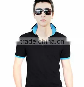 2015 Hot Sale Short Sleeeve Polo Shirts,cheap Dry Fit Polo Shirt for Men,pure Color Men's Polo thumbnail-2