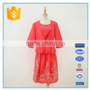 Modern Pretty Fancy Embroidery Pleats Skirt Suits Women Suits for Wedding thumbnail-1