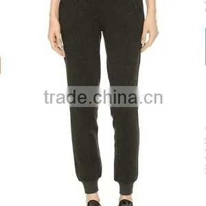 Wholesale Hemp Gray and Custom Color 100% Cotton Spring Pants for Women Long Pant Woman Sport Trousers thumbnail-2