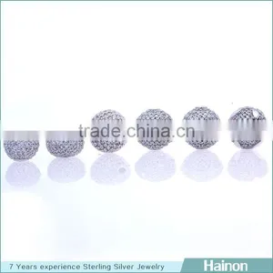 Yiwu Top Quality Beads Fine Jewelry Charm Accessories Sterling Silver Beads Shamballa thumbnail-1