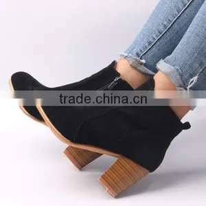Zm35781a 2017 Women Shoes Autumn Winter High Heel Short Boots thumbnail-2