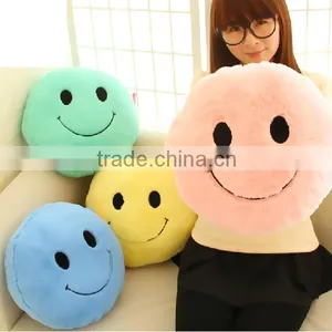 OEM Embroider Smiley Funny Custom Wholesale Decorative Pillow thumbnail-4