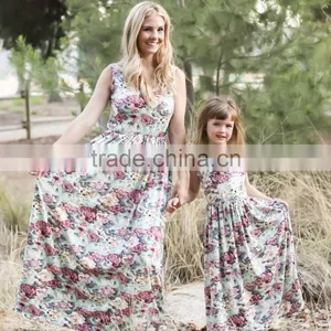 Mommy and Daughter Dress Family Set Clothes Family Matching Clothes Hot Sale thumbnail-1