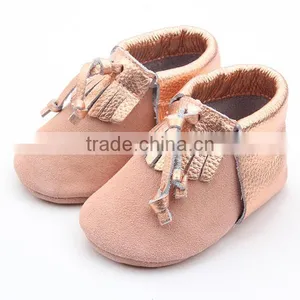 Mix 5 Color Baby Shoes Girl Cute Pink Baby Leather Moccasins thumbnail-3