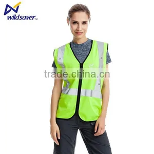LED High Visibility Reflective Traffic Vest for Adult Night Working thumbnail-6