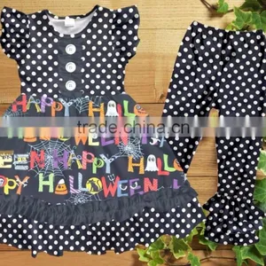 New Remake Design High Quality Halloween Clothing Sets Outfits Boutique Girl Kids Clothing thumbnail-1