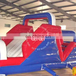 Cheap Inflatable Bouncers Obstacles Bounce House With Slide for Sale thumbnail-2